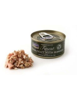 Katzenfutter FISH4DOGS FISH4CATS Tuna fillet with seaweed Fisch 70 g
