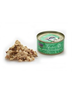 Katzenfutter FISH4DOGS FISH4CATS Mackerel with squid Fisch 70 g