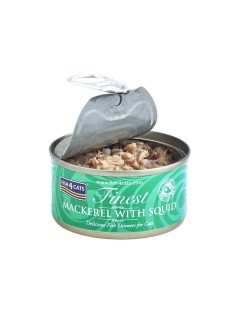 Comida para gato FISH4DOGS FISH4CATS Mackerel with squid Pescado 70 g