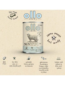 Comida húmeda Ollo Puppy Umami Carne de vacuno 400 g