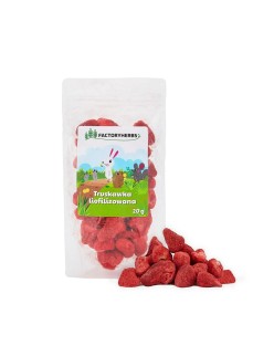 Alimento para Conejos Factoryherbs Freeze-dried strawberries Chinchilla Cobaya Hámster Rata Ratón Roedores Aves