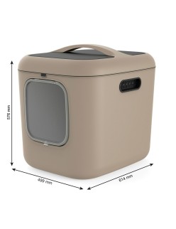 Arenero para Gatos Rotho Biala XL Cappuccino Plástico