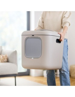 Katzentoilette Rotho Biala XL Cappuccino Kunststoff