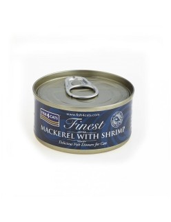 Comida para gato FISH4DOGS Mackerel with shrimp Pescado 70 g