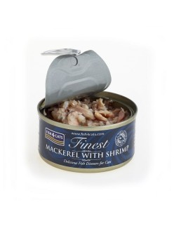 Comida para gato FISH4DOGS Mackerel with shrimp Pescado 70 g