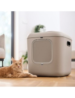 Arenero para Gatos Rotho Biala XL Cappuccino Plástico