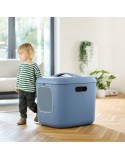Katzentoilette Rotho Biala XL Blau Kunststoff
