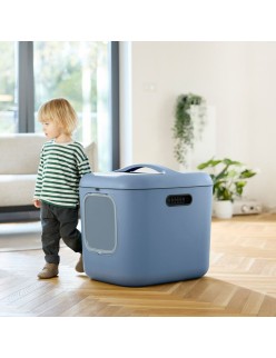 Katzentoilette Rotho Biala XL Blau Kunststoff