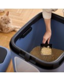 Katzentoilette Rotho Biala XL Blau Kunststoff