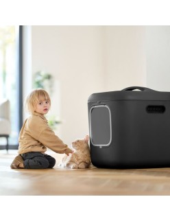 Arenero para Gatos Rotho Biala XL anthracite Antracita Plástico