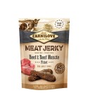 Nourriture Carnilove Meat Jerky Beef & Beef muscle fillet Adulte Dinde Veau 100 g