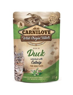 Aliments pour chat Carnilove Cat Pouch Poulet Canard 85 g