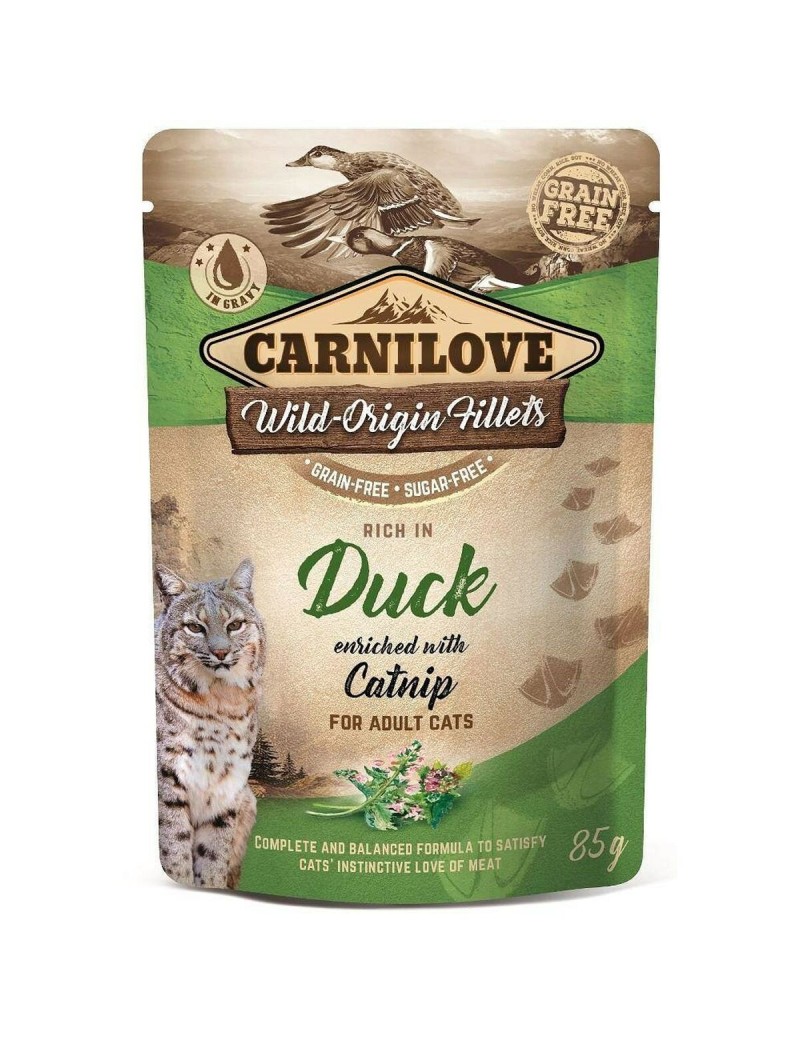 Aliments pour chat Carnilove Cat Pouch Poulet Canard 85 g