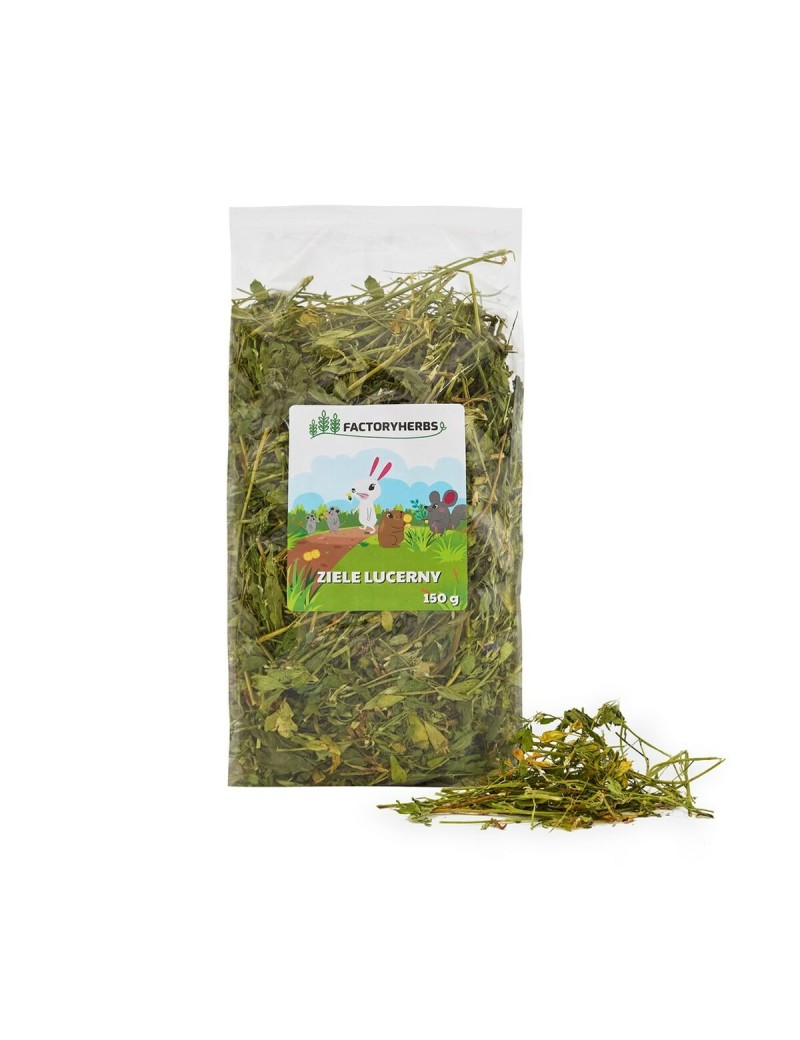 Alimento para Conejos Factoryherbs Alfalfa herb Chinchilla Cobaya Hámster Rata Ratón Roedores Aves
