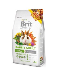 Rabbit Food Brit Animals Rabbit Adult Complete Rabbit 3 Kg