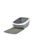 Cat Litter Box Savic White Grey Plastic
