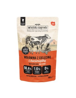 Cat food WIEJSKA ZAGRODA Beef 100 g