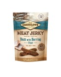 Nourriture Carnilove Meat Jerky Duck with herring Adulte Poisson Agneau Canard 100 g