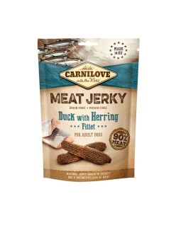 Fodder Carnilove Meat Jerky Duck with herring Adult Fish Lamb Duck 100 g