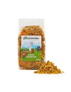 Rabbit Food Factoryherbs Marigold flowers Chichilla Guinea pig Hamster Rat Mouse Rodents Birds 100 g