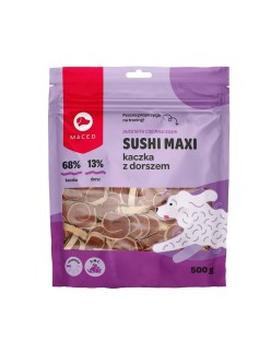 Snack para Perros Maced Duck with cod Maxi sushi Pato 500 g