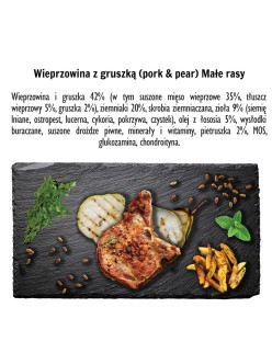 Futter Paka Zwierzaka Pork with pear S Schwein 3 Kg