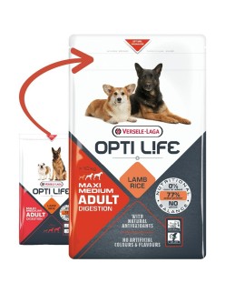 Futter Versele-Laga Adult Digestion Medium & Maxi Erwachsener Lamm 12,5 Kg