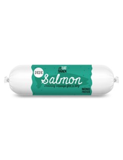 Hundesnack Paka Zwierzaka Pepe Sausage Salmon Lachsfarben 200 g
