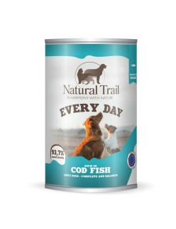 Wet food NATURAL TRAIL Every Day Rich in cod fish Fish 400 g