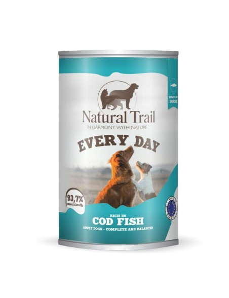Comida húmeda NATURAL TRAIL Every Day Rich in cod fish Pescado 400 g