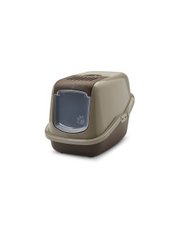 Cat Litter Box Savic Nestor Grey Bronze Plastic