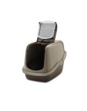 Cat Litter Box Savic Nestor Grey Bronze Plastic