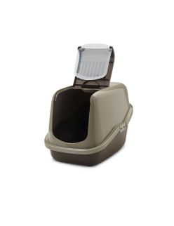 Cat Litter Box Savic Nestor Grey Bronze Plastic