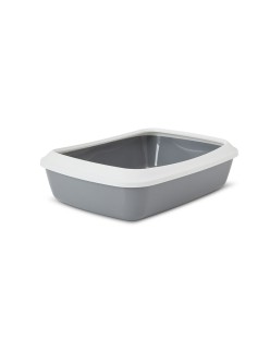 Cat Litter Box Savic IRIZ Grey Plastic