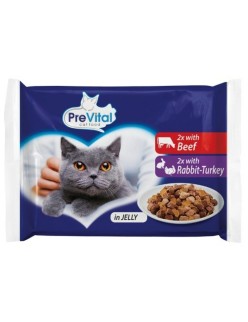 Comida para gato Prevital 4 x 100 g
