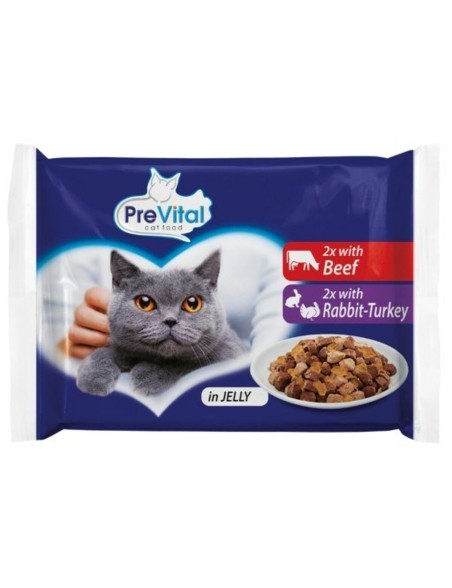 Comida para gato Prevital 4 x 100 g