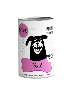 Nassfutter Paka Zwierzaka Pepe Veal Rindfleisch 400 g