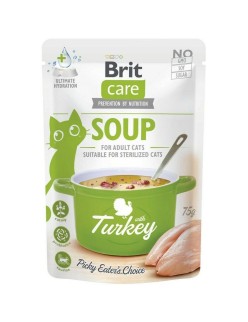 Snack para Gatos Brit Care Soup Pavo