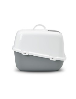 Cat Litter Box Savic Nestor Jumbo White Beige Plastic