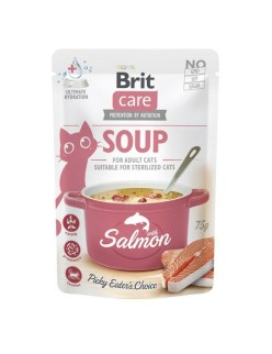 Snack para Gatos Brit Care Soup Pescado