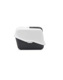 Cat Litter Box Savic Nestor White Black Plastic