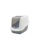Cat Litter Box Savic Nestor White Grey Plastic