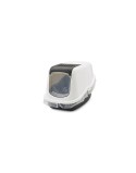 Cat Litter Box Savic Nestor White Black Plastic