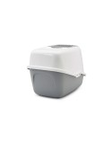 Cat Litter Box Savic Nestor White Grey Plastic