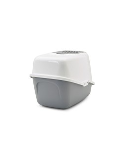 Lettiera per Gatti Savic Nestor Bianco Grigio Plastica