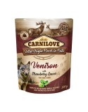 Alimentation humide Carnilove Dog Pouch Cerf 300 g