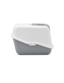 Cat Litter Box Savic Nestor White Grey Plastic