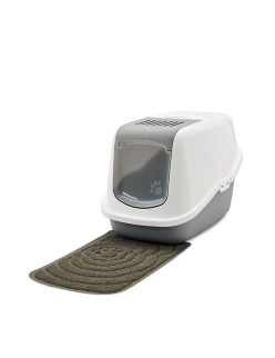 Cat Litter Box Savic Nestor White Grey Plastic