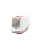 Cat Litter Box Savic Nestor White Plastic