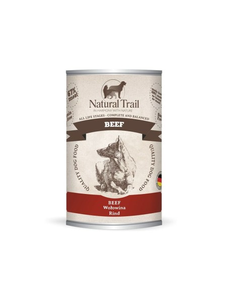 Comida húmeda NATURAL TRAIL Carne de vacuno 400 g